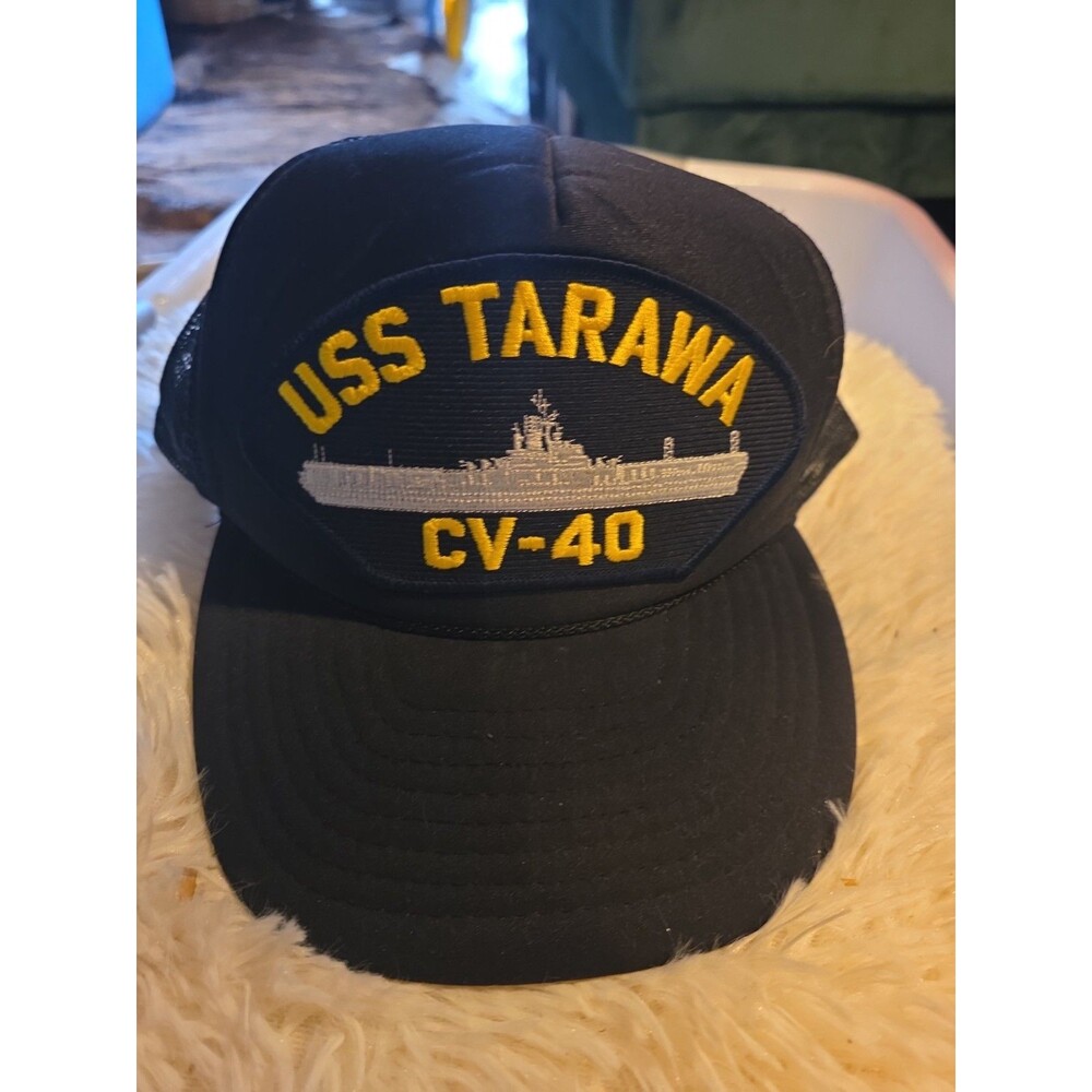 USS TARAWA CV-40 HAT CAP USN NAVY SHIP ESSEX CLASS AIRCRAFT CARRIER